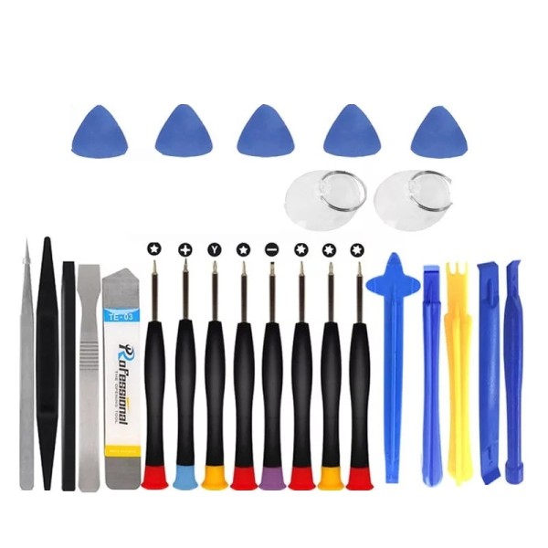 Screwdriver kit for repair and disassemble, telephones, electronics and others, 20 in 1, model 25PT
